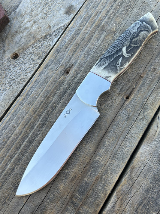 Nkosi - Elephant Scrimshaw