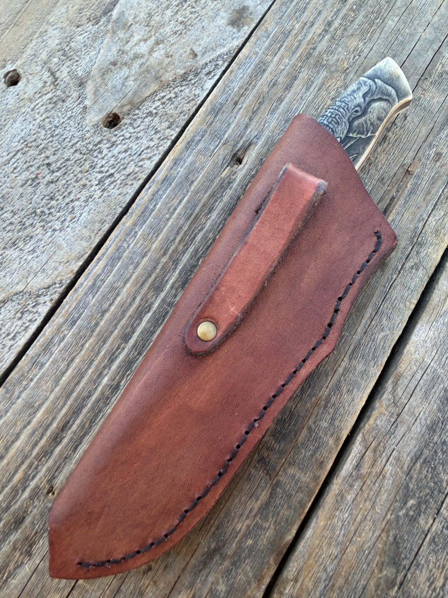 Nkosi - Elephant Scrimshaw