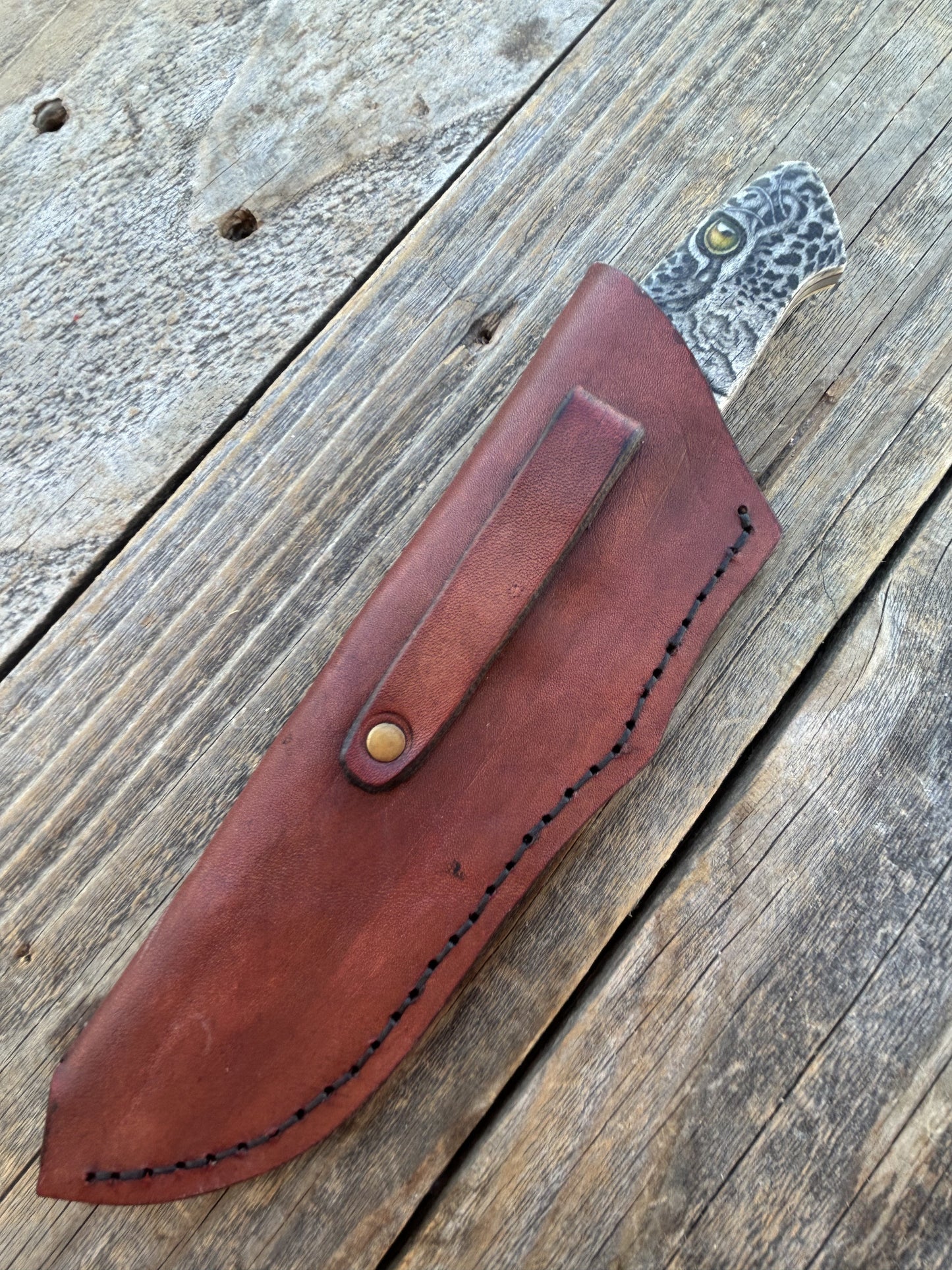 Nkosi - Leopard Scrimshaw