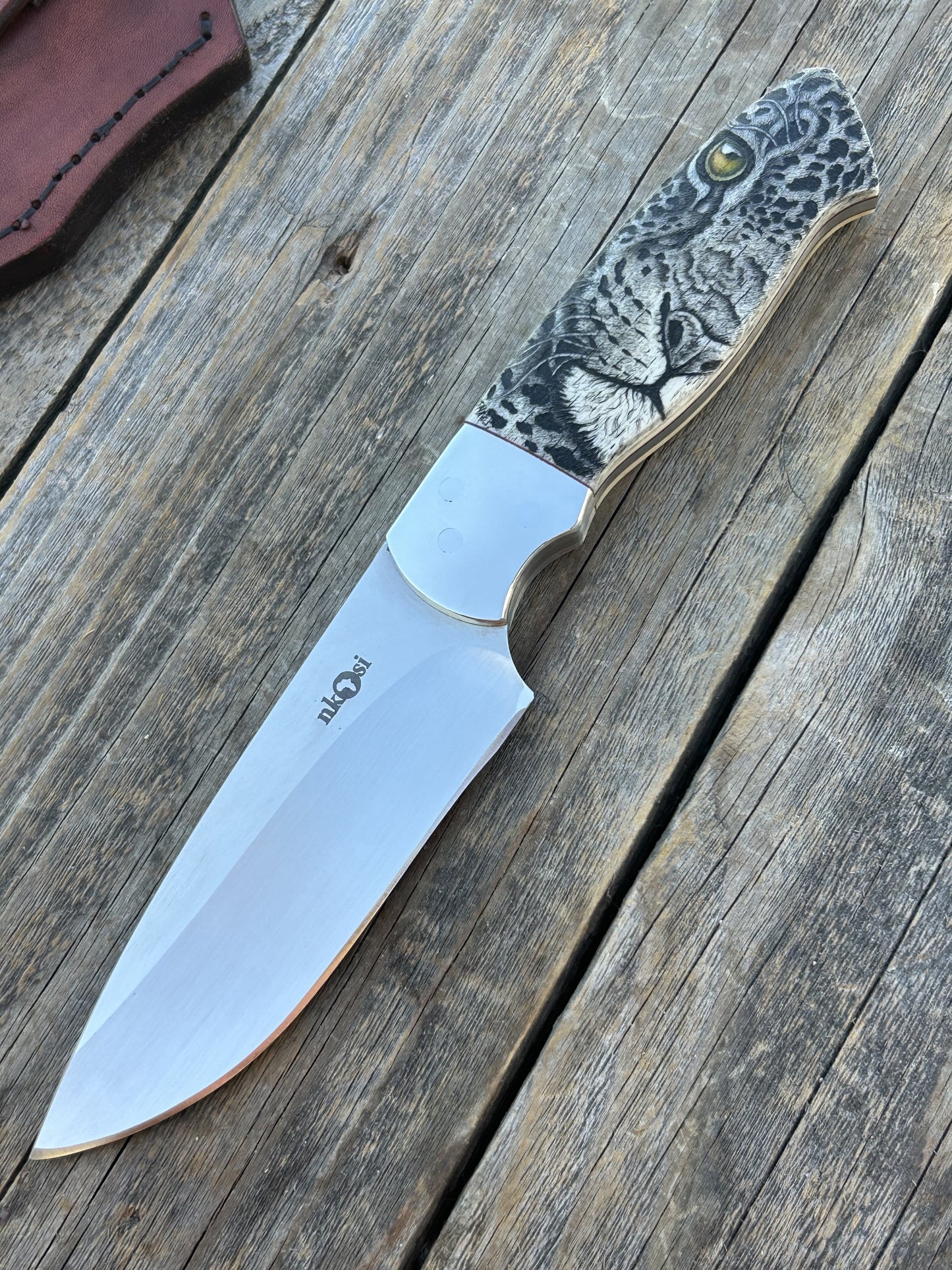 Nkosi - Leopard Scrimshaw